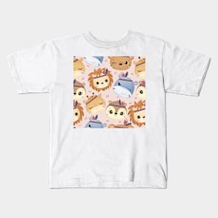 Boho Animal Collection Kids T-Shirt